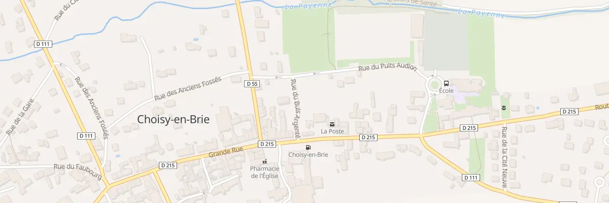 Plan du 3 Rue du Buis Argente à Choisy-en-Brie