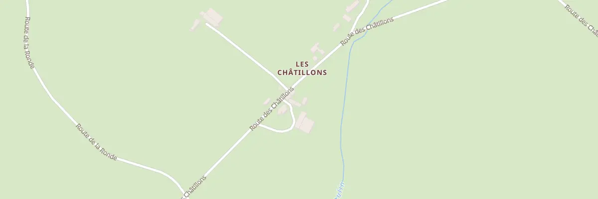Plan du 72 Les Chatillons à Tresnay