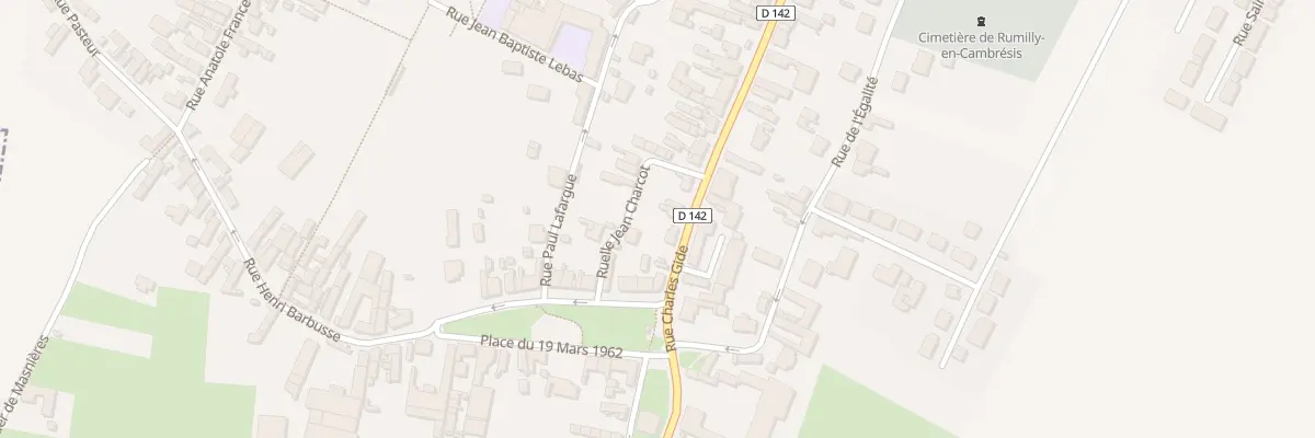 Plan du 91 Rue Charles Gide à Rumilly-en-Cambrésis