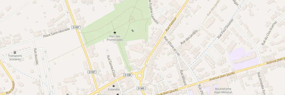 Plan du 13 Rue Pasteur à Chauny
