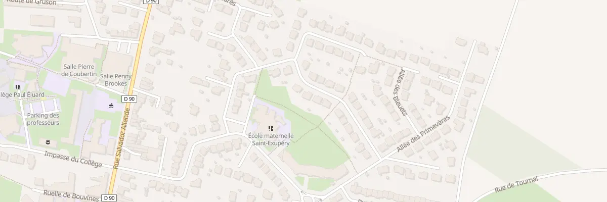 Plan du 417 Rue du Général de Gaulle à Cysoing