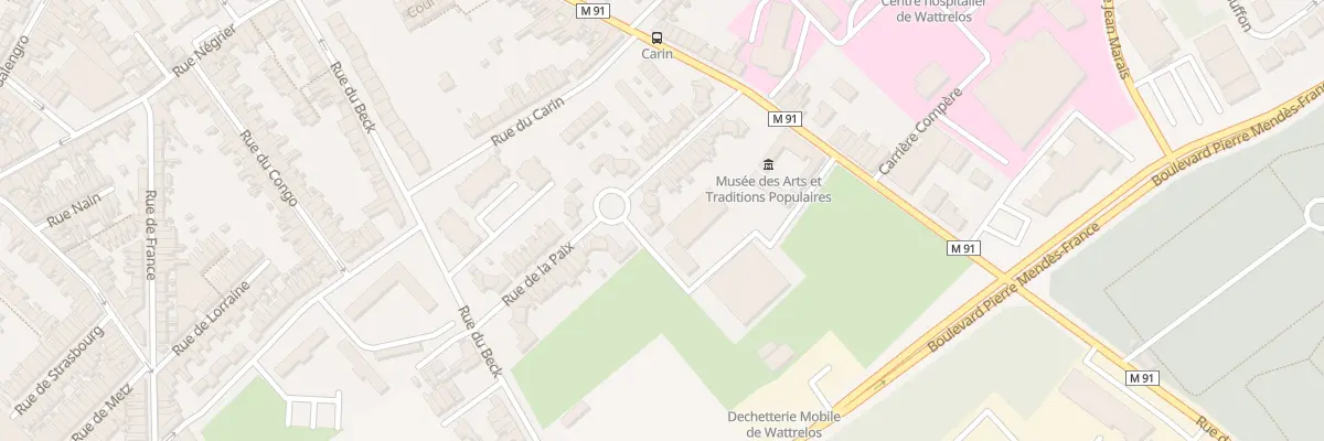 Plan du 31 Rue de la Paix à Wattrelos