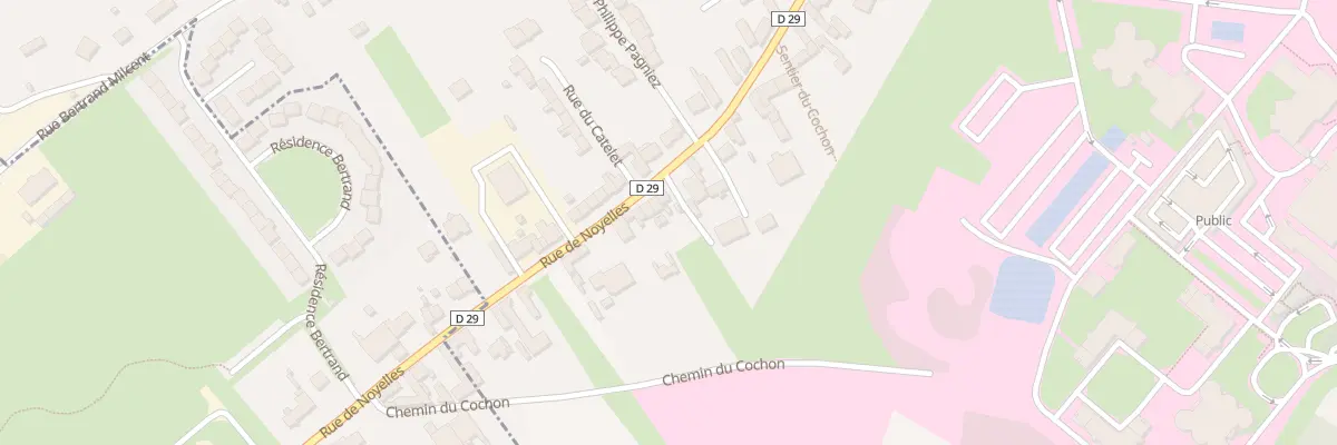 Plan du 691 Rue de Noyelles à Cambrai