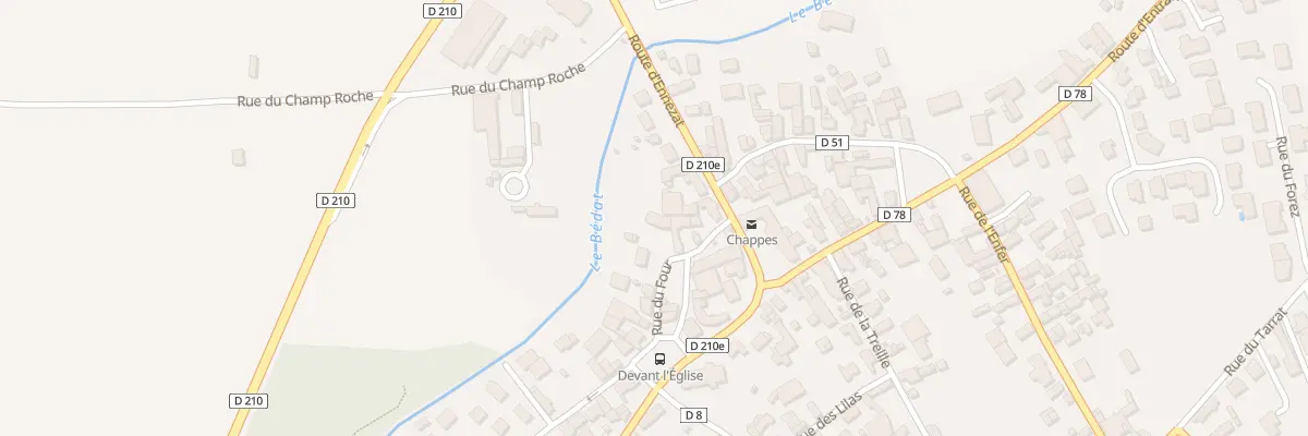 Plan du 4 Rue du Four à Chappes