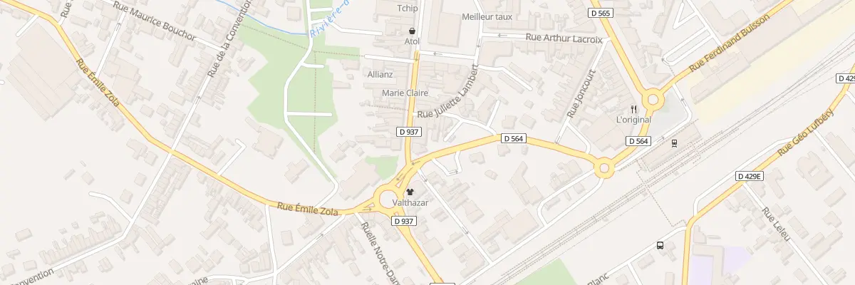 Plan du 19B Rue de la Chaussée à Chauny