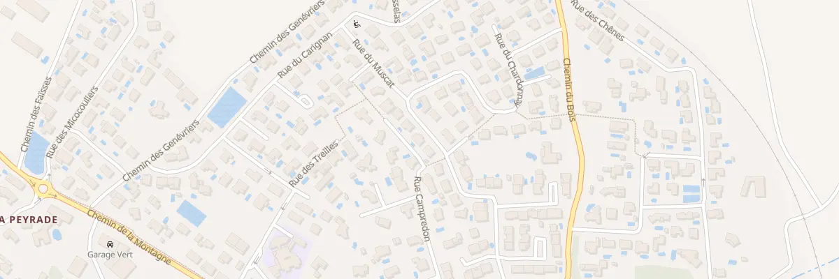 Plan du 19 Rue du Chardonnay à Magalas