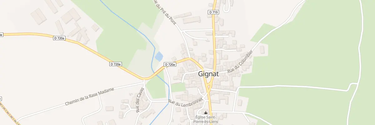 Plan du 5 Rue du Lembron à Gignat