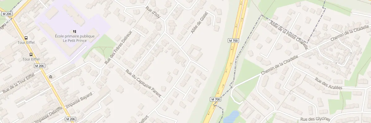 Plan du 36 Rue d’Isly à Lys-lez-Lannoy