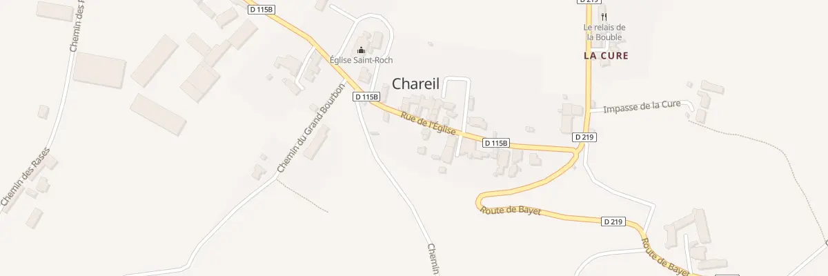 Plan du 11 Rue de l’Eglise à Chareil-Cintrat