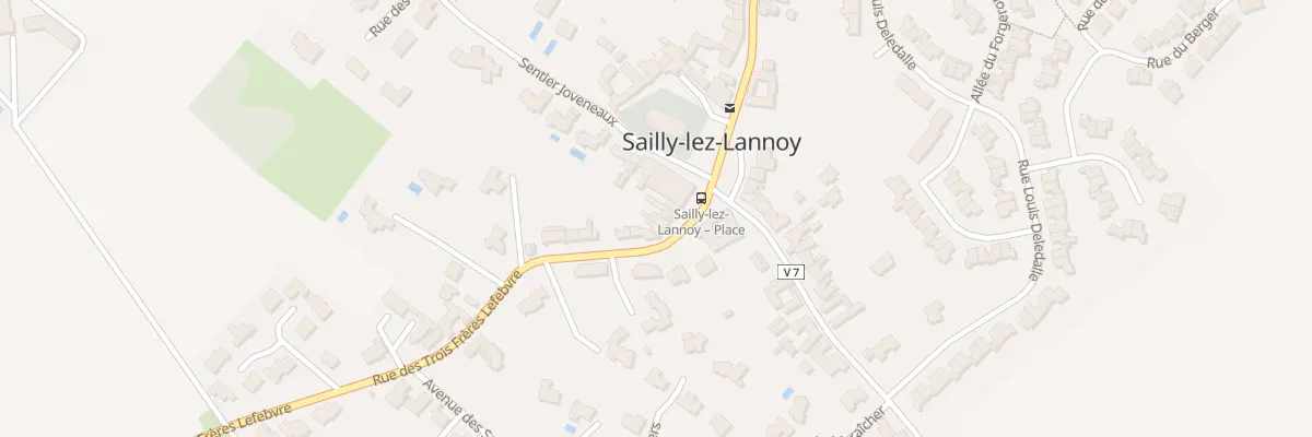 Plan du 2 Rue des Trois Frères Lefebvre à Sailly-lez-Lannoy