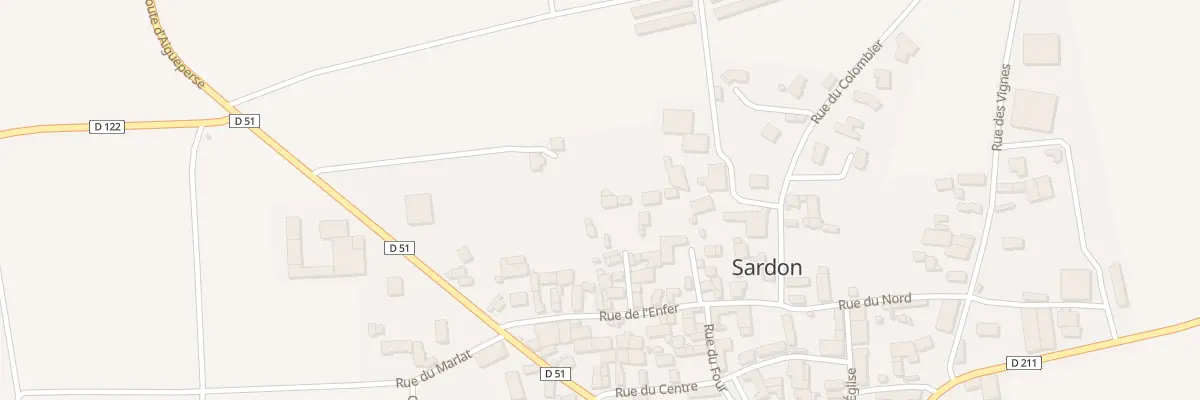Plan du 5 Imp de la Morinas à Sardon