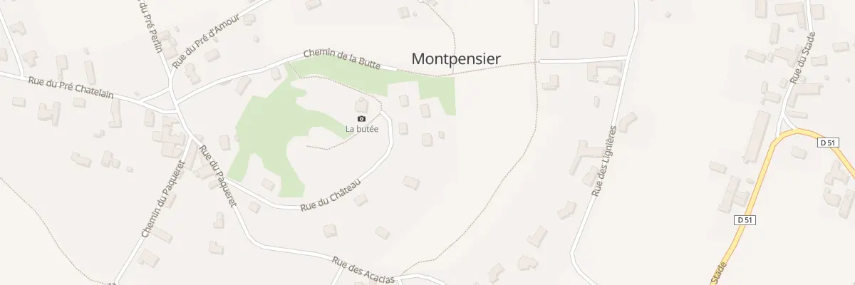 Plan du 7 Rue du Chateau à Montpensier