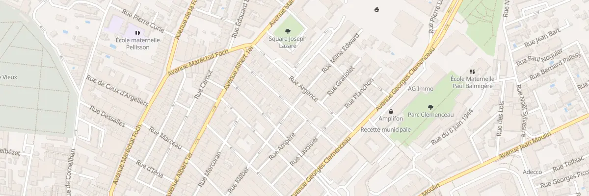 Plan du 51 Rue Kleber à Béziers