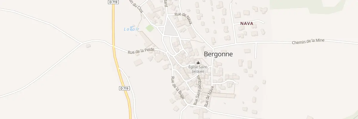 Plan du 11 Qua de la Farge à Bergonne