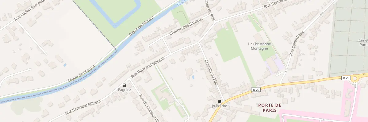Plan du 795 Rue Bertrand Milcent à Cambrai