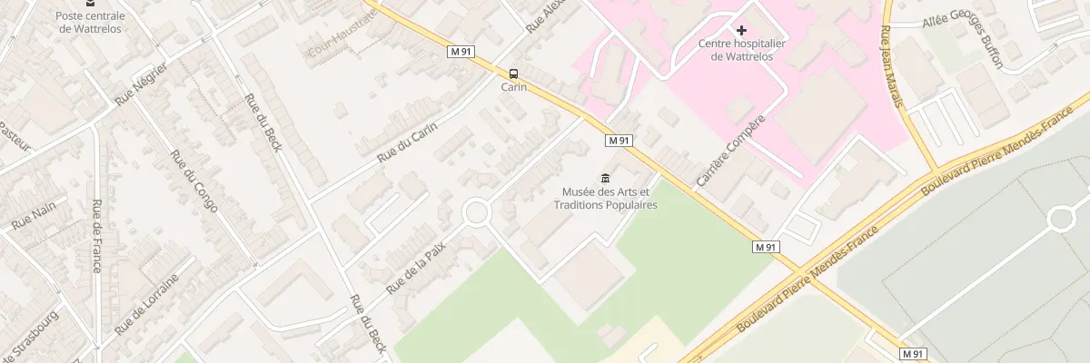 Plan du 15 Rue de la Paix à Wattrelos