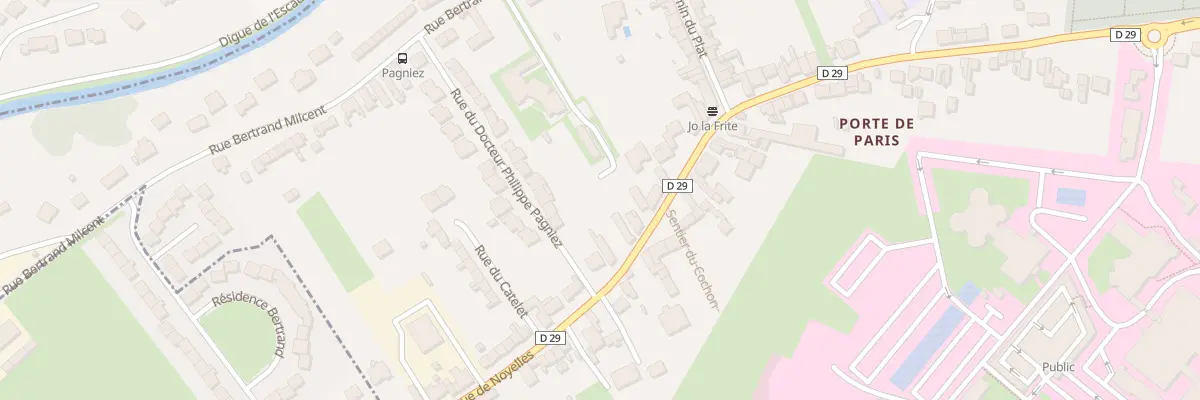 Plan du 604 Rue de Noyelles à Cambrai