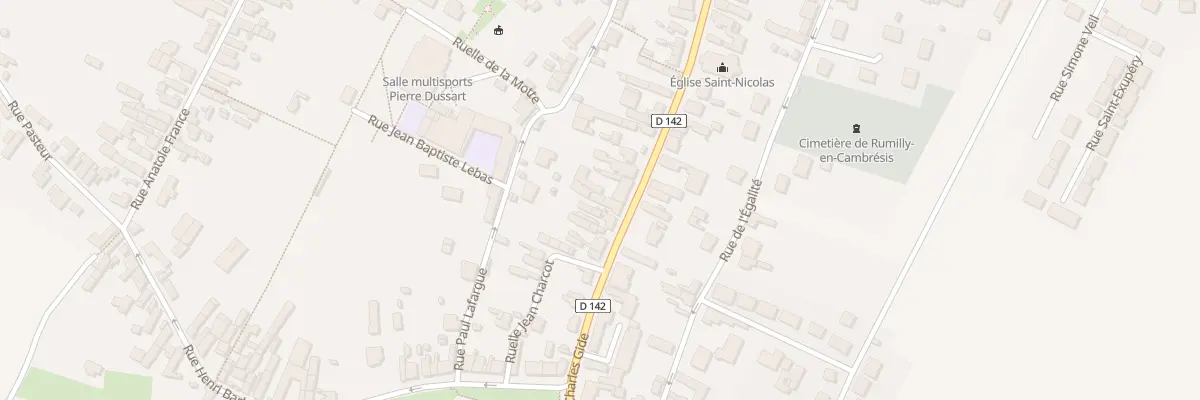 Plan du 165A Rue Charles Gide à Rumilly-en-Cambrésis