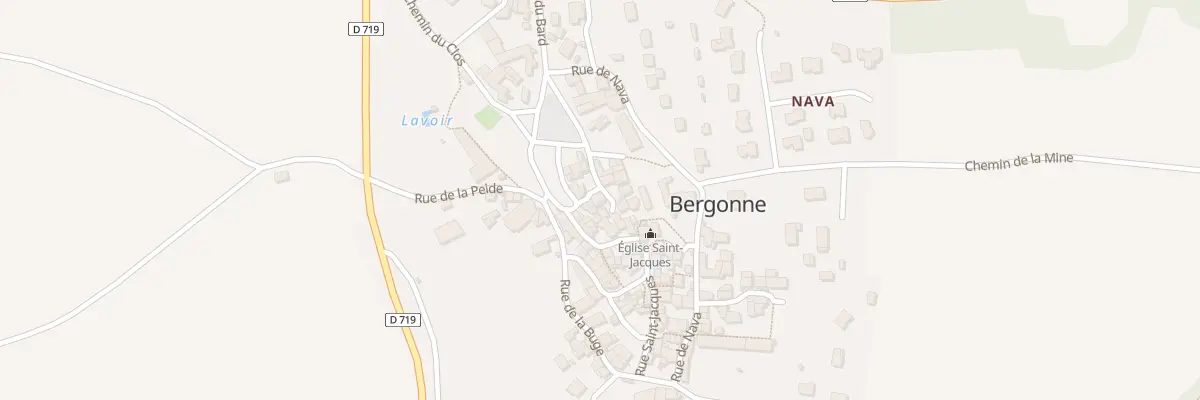Plan du 3 Imp du Charlaret à Bergonne