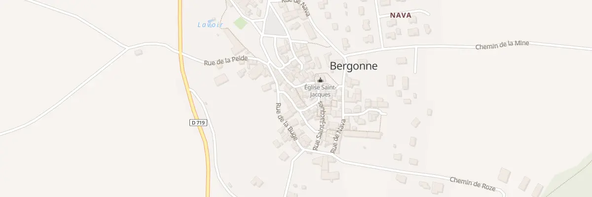 Plan du 10 Pl de l’Eglise à Bergonne