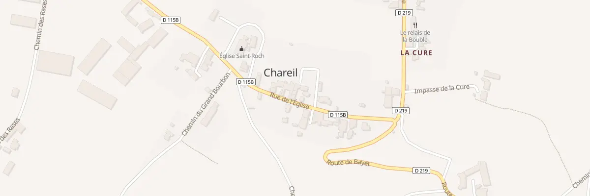 Plan du 14 Rue de l’Eglise à Chareil-Cintrat