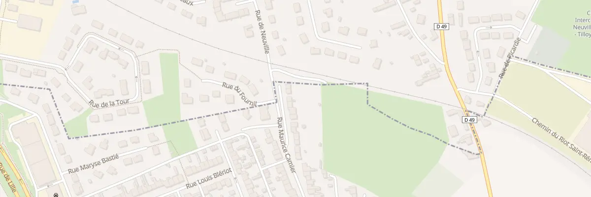 Plan du 96 Rue Maurice Camier à Neuville-Saint-Rémy