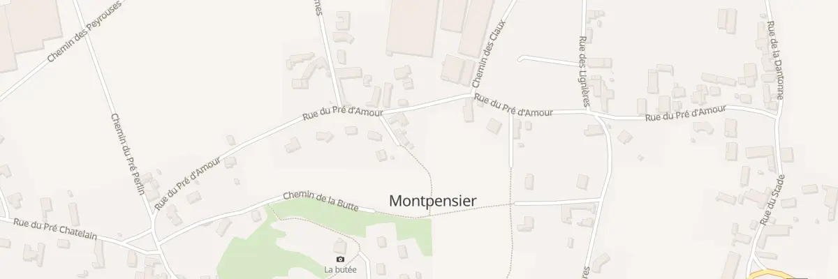 Plan du 4 Che de Beaufort à Montpensier