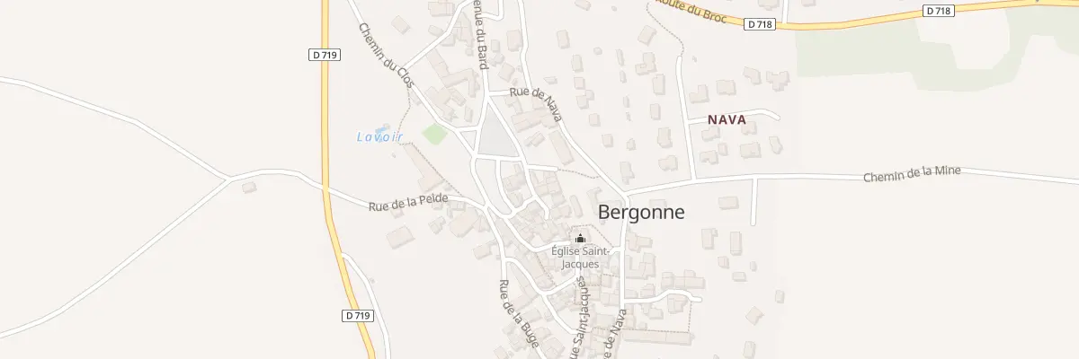 Plan du 13 Pl du Charlaret à Bergonne