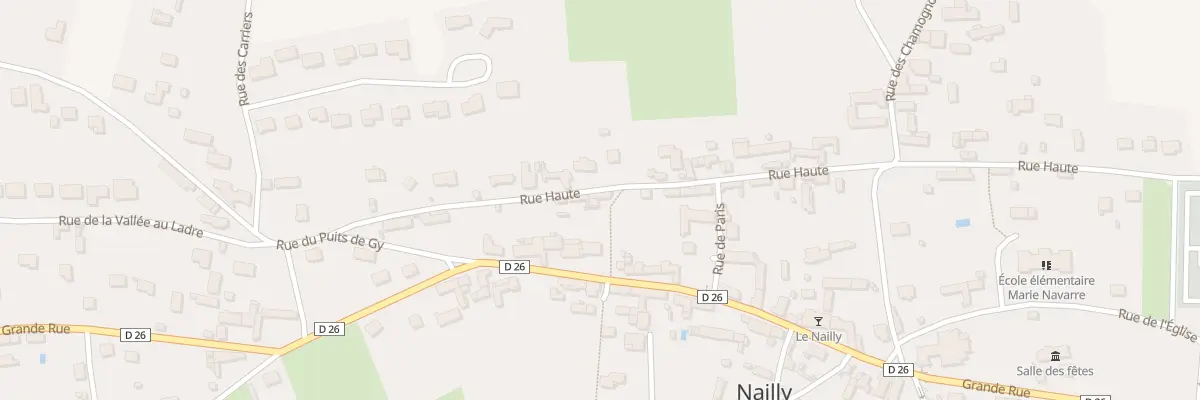 Plan du 10 Rue Haute à Nailly