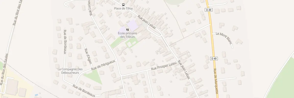Plan du 53 Rue Jean Lebas à Tilloy-lez-Cambrai