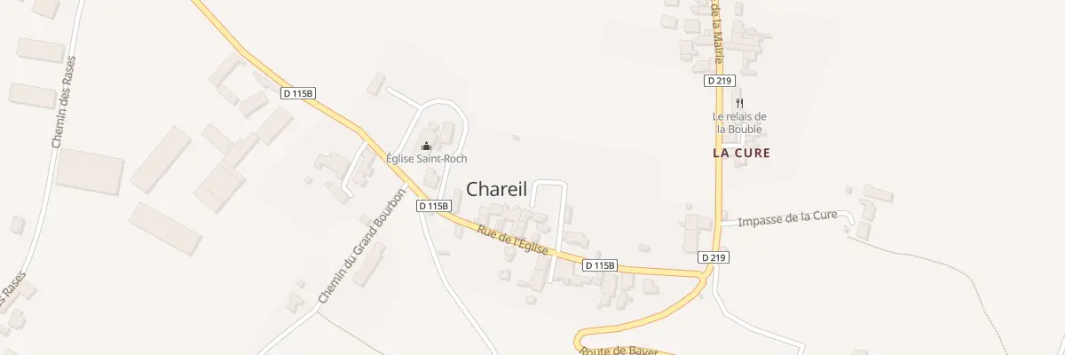 Plan du 10 Rue de l’Eglise à Chareil-Cintrat