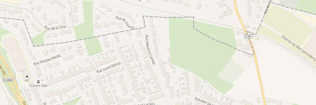 Plan du 80 Rue Maurice Camier à Neuville-Saint-Rémy