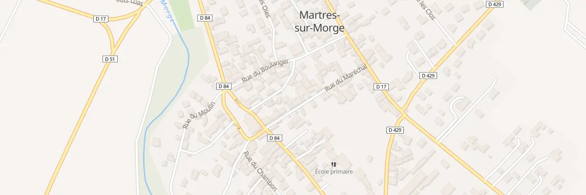 Plan du 8 Rue de la Poste à Martres-sur-Morge