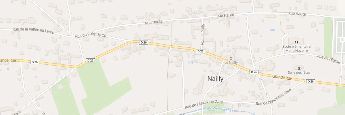 Plan du 44 Grande Rue à Nailly