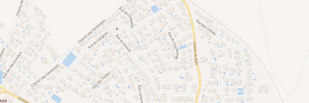 Plan du 30 Rue du Chardonnay à Magalas