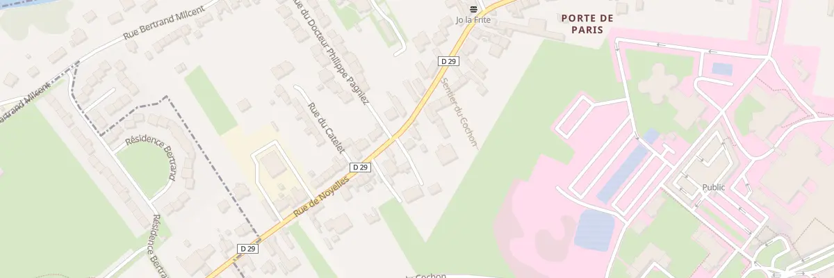 Plan du 631 Rue de Noyelles à Cambrai