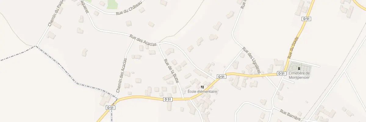 Plan du 4 Rue des Acacias à Montpensier