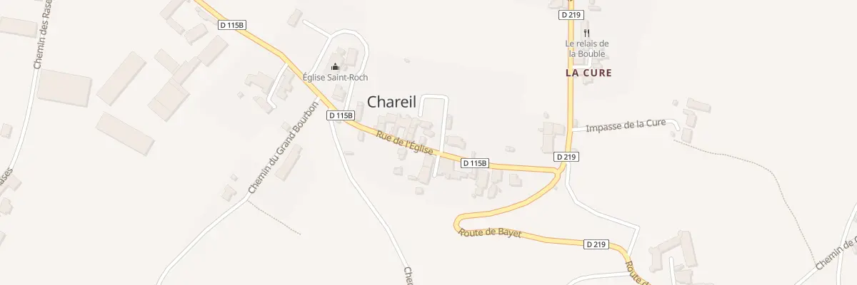 Plan du 8 Rue de l’Eglise à Chareil-Cintrat