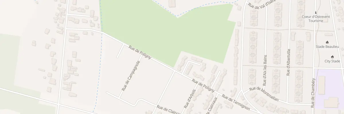 Plan du 44 Rue de Poligny à Pecquencourt