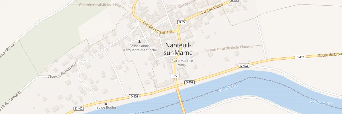 Plan du 9 Rue du Bac à Nanteuil-sur-Marne