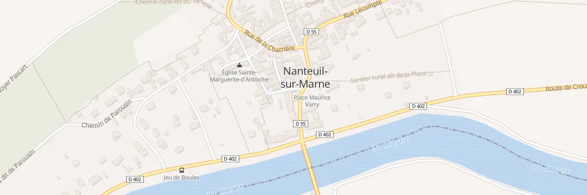 Plan du 7 Rue du Bac à Nanteuil-sur-Marne