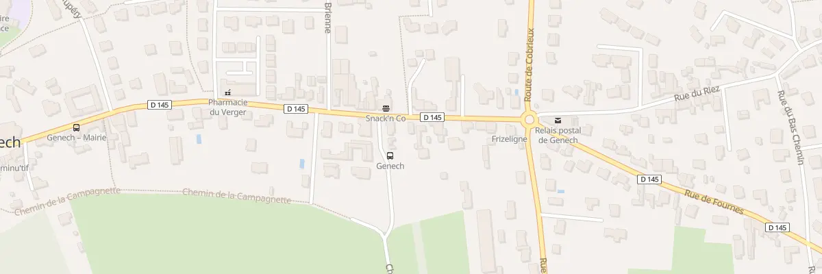 Plan du 1460 Rue de la Libération à Genech