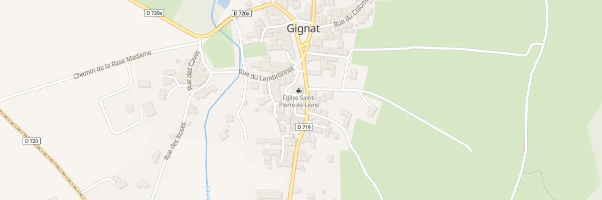 Plan du 2 Rte de St Germain à Gignat