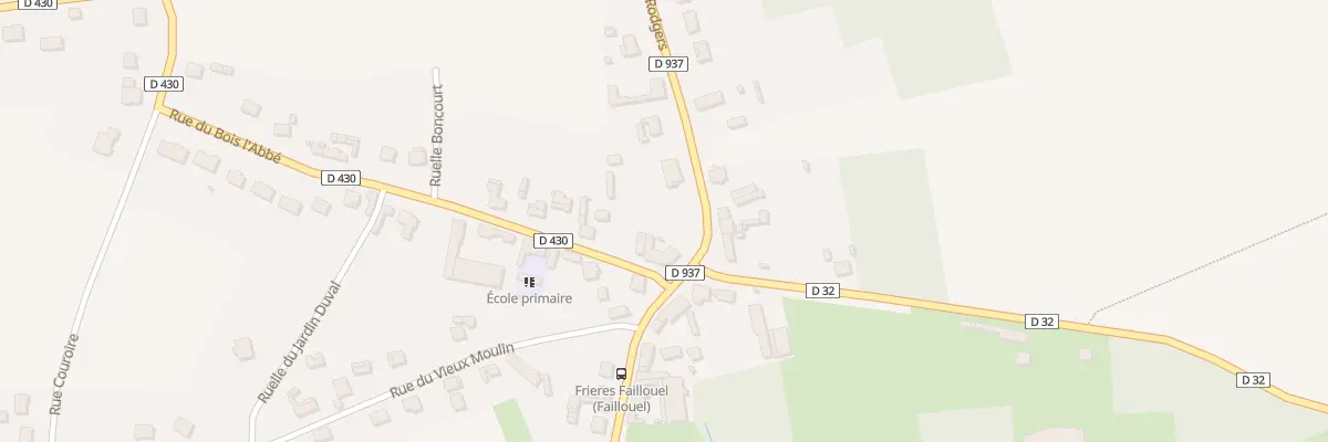 Plan du 23 Rue Rodgers à Frières-Faillouël