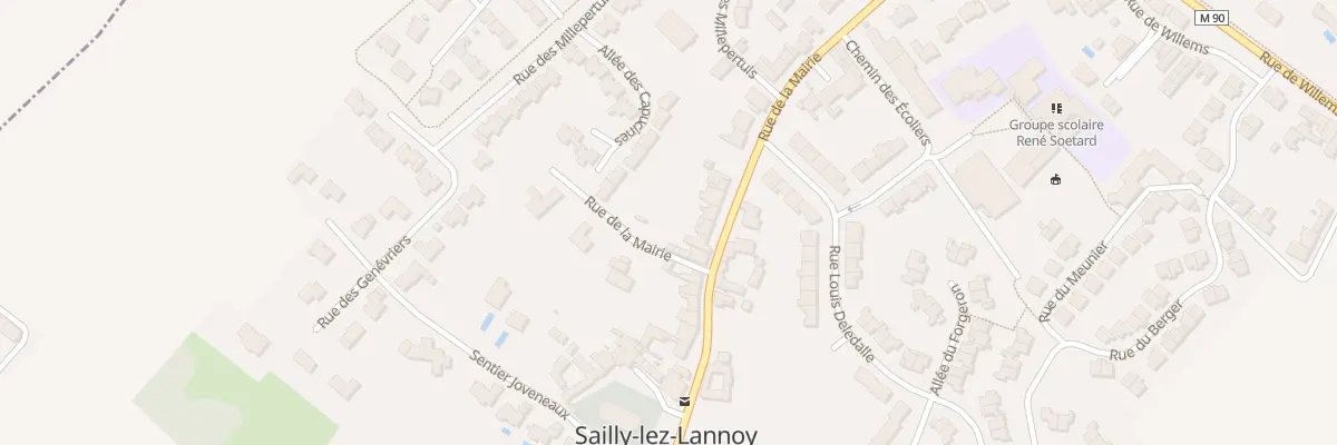 Plan du 21 Rue de la Mairie à Sailly-lez-Lannoy