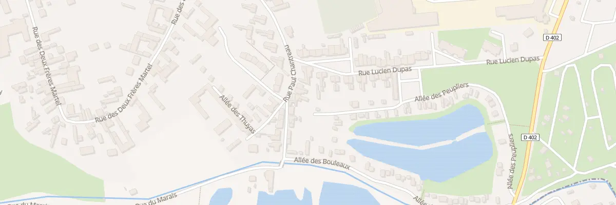 Plan du 29 Rue Paul Chantreau à Féchain