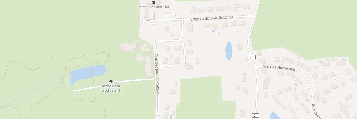 Plan du 30 Rue des Jeunes Pousses à Saint-Éloi