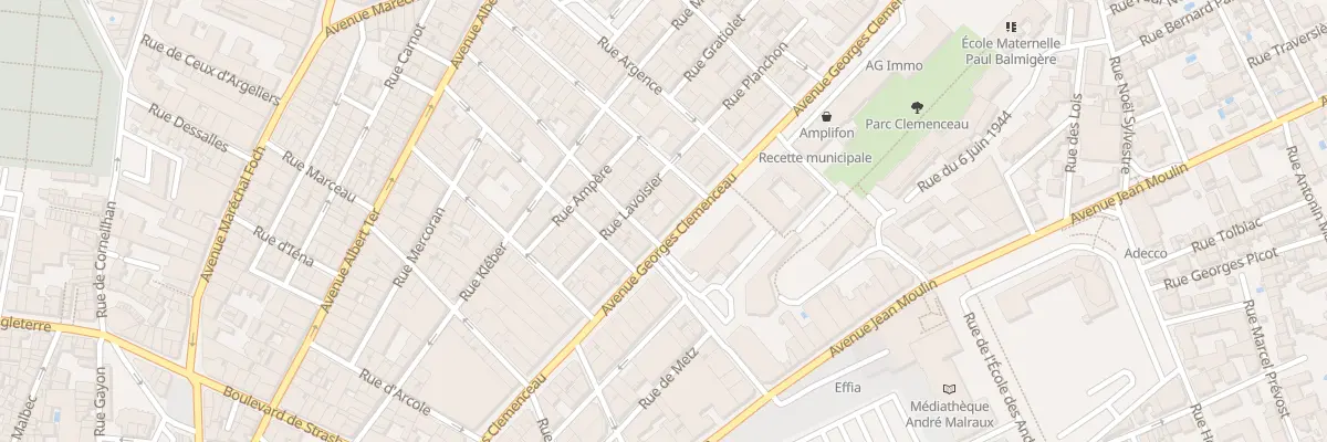 Plan du 109 Av Georges Clémenceau à Béziers