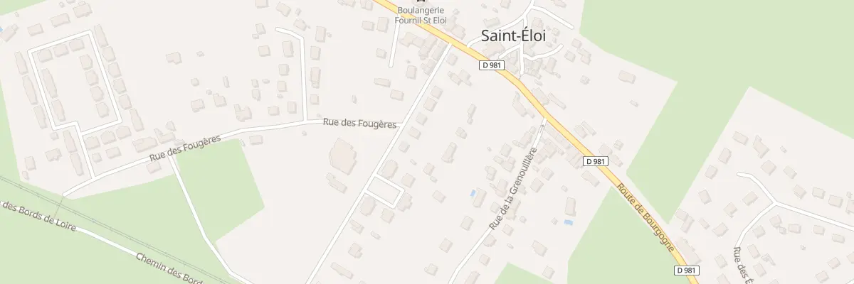Plan du 11 Rue de la Gare à Saint-Éloi