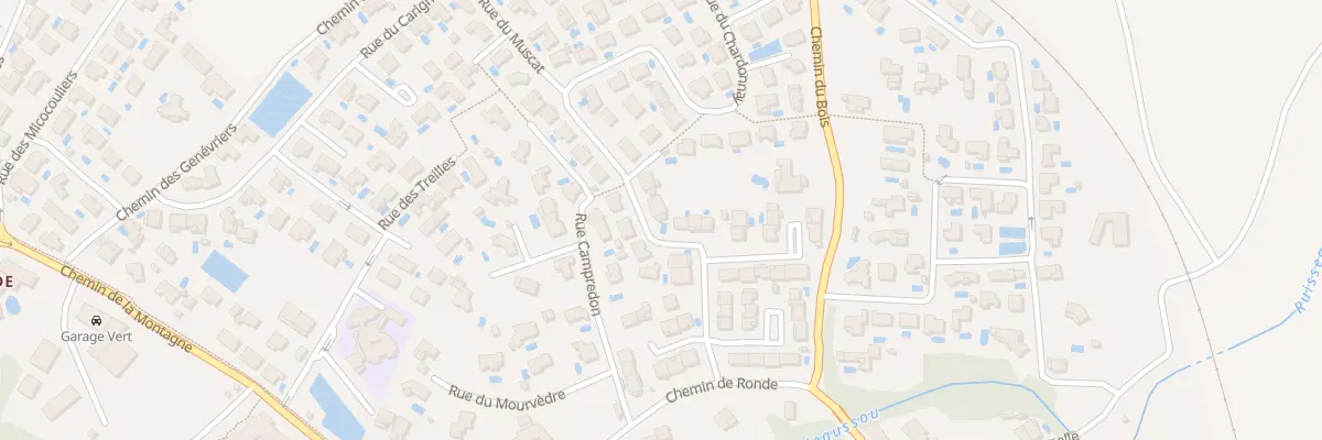 Plan du 14 Rue du Chardonnay à Magalas